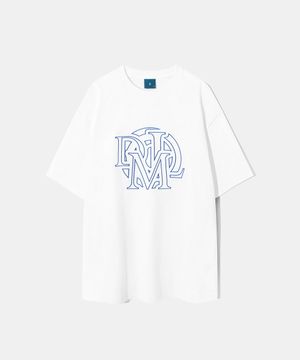 DML Stitch Logo Short Sleeve T-shirt T78 White