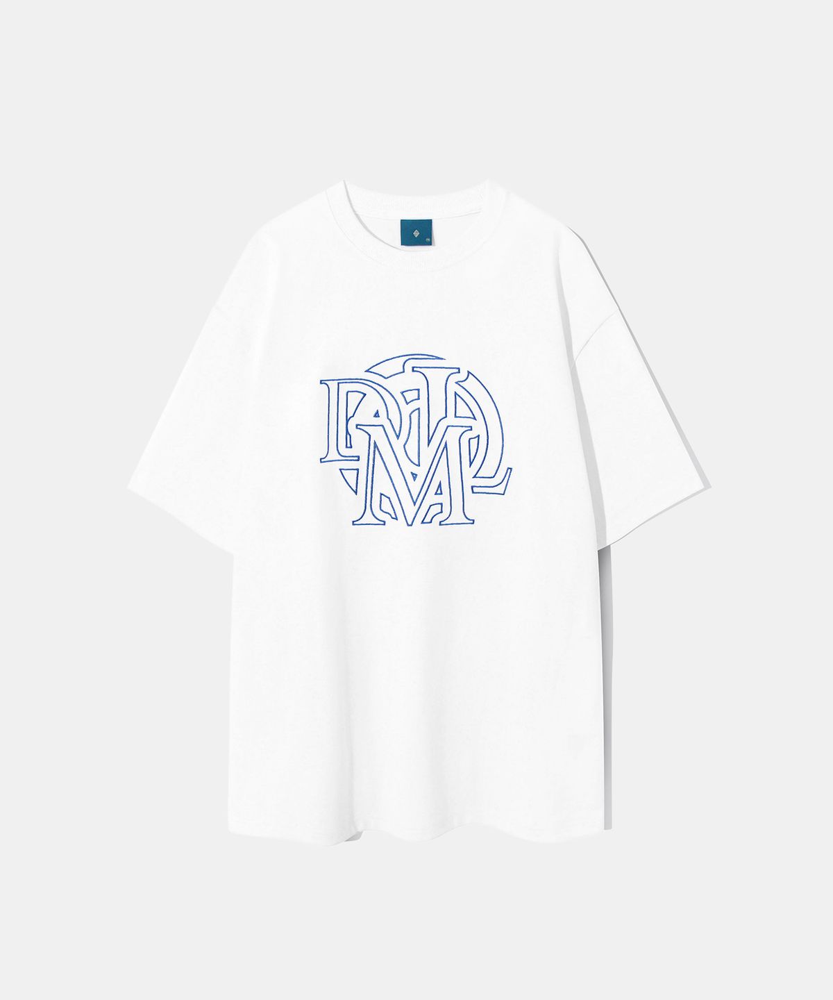 다이아몬드 레이라(DIAMOND LAYLA) DML Stitch Logo Short Sleeve T-shirt T78 White
