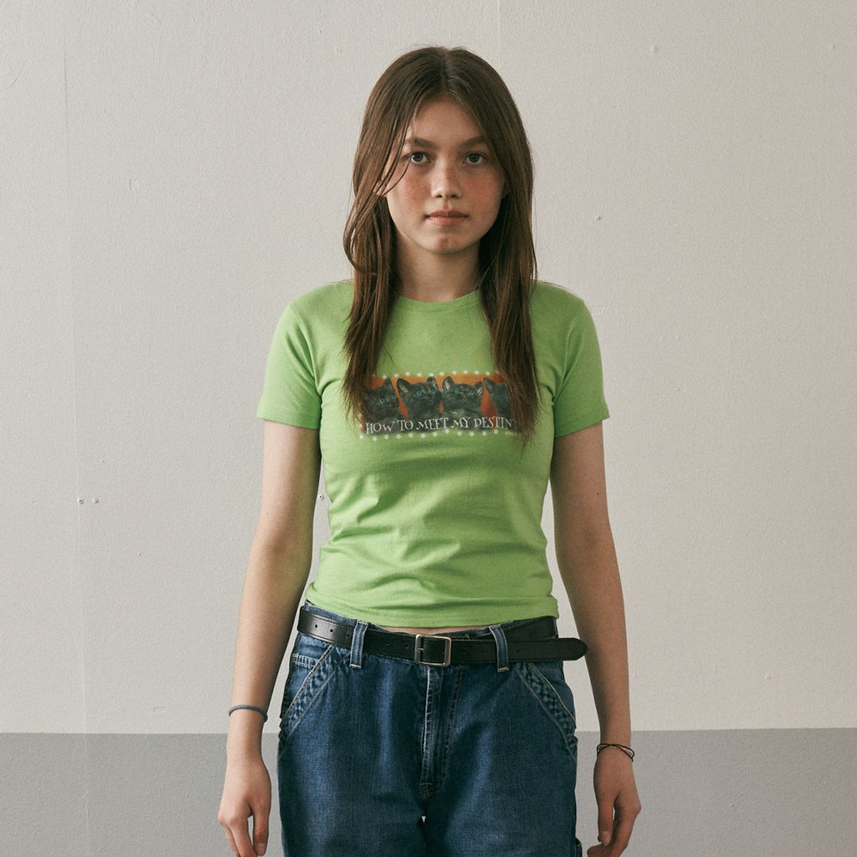 덴스(THENCE) HALF TEE_WCS_LIME