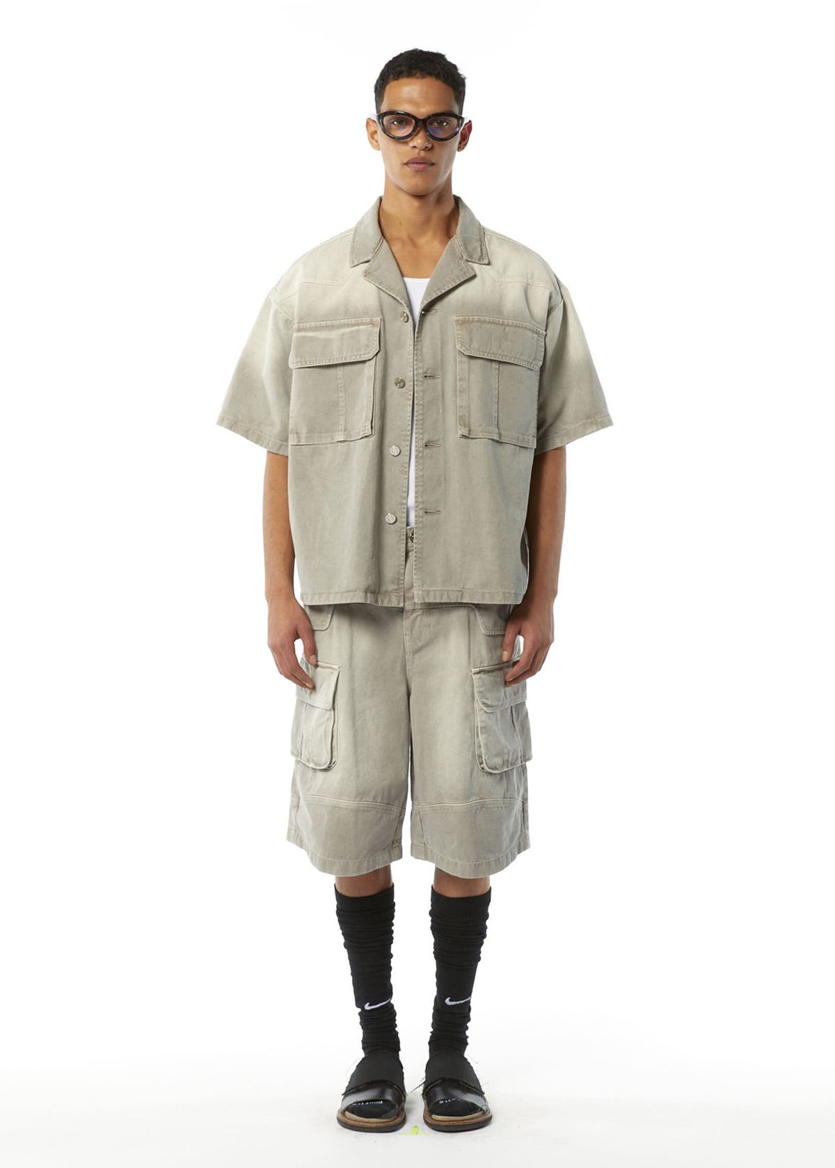 엘씨디씨티엠(LCDC™) CARGO DENIM SHIRT JACKET
