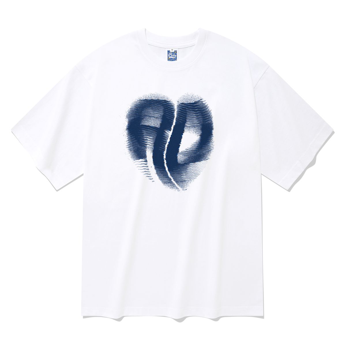 라디네오(RADINEO) 노이즈 반팔 티셔츠 화이트