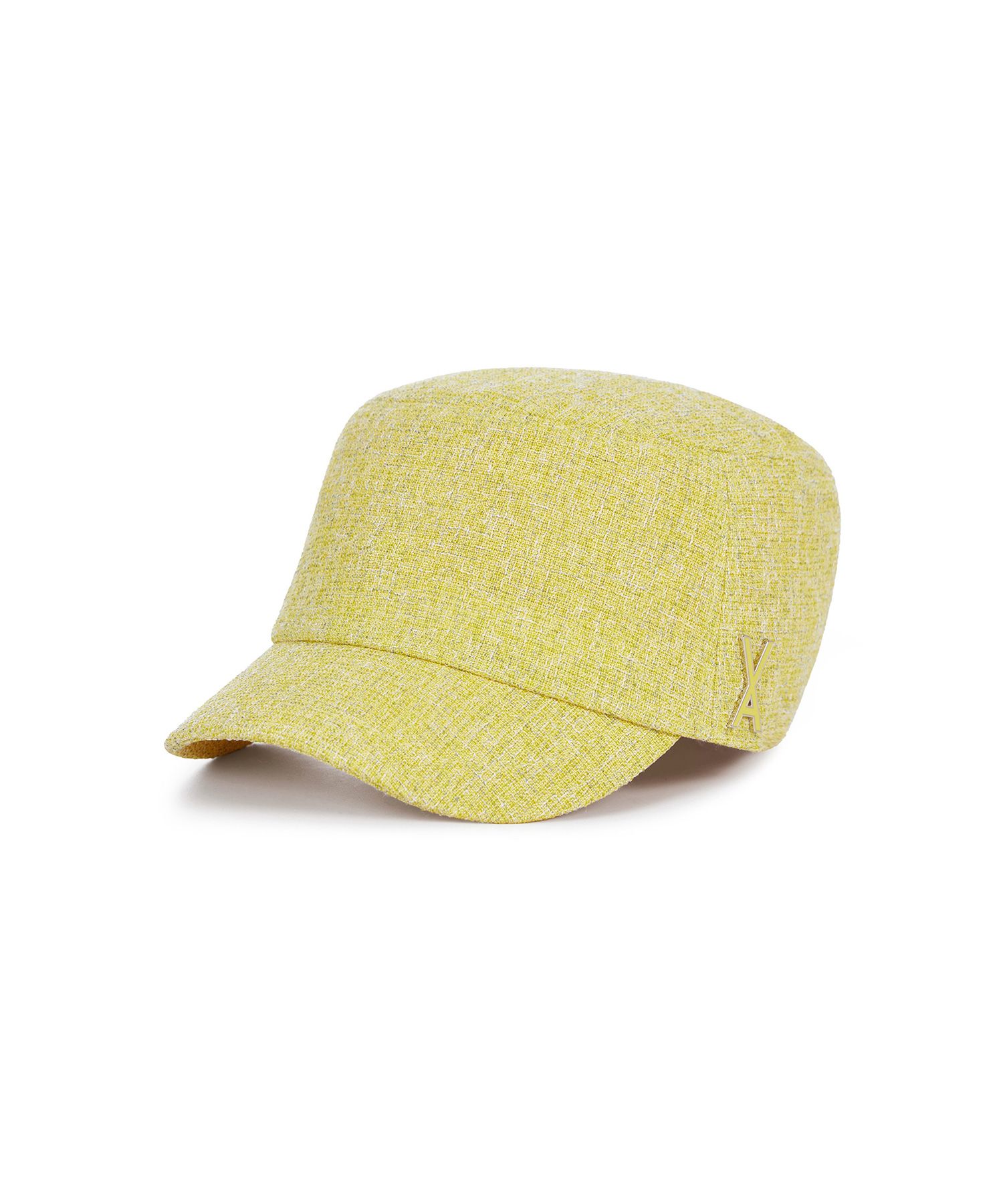 ★VARZAR★ Epoxy stud bellboy cap yellow MUSINSA | VARZAR Epoxy Stud Bellboy Cap Yellow