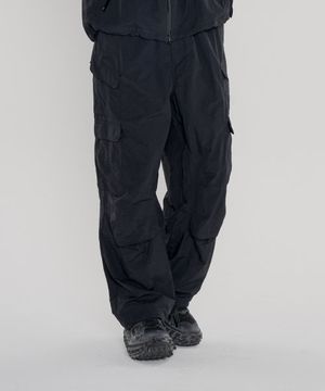 라이트 나일론 파라슈트 팬츠 [블랙]