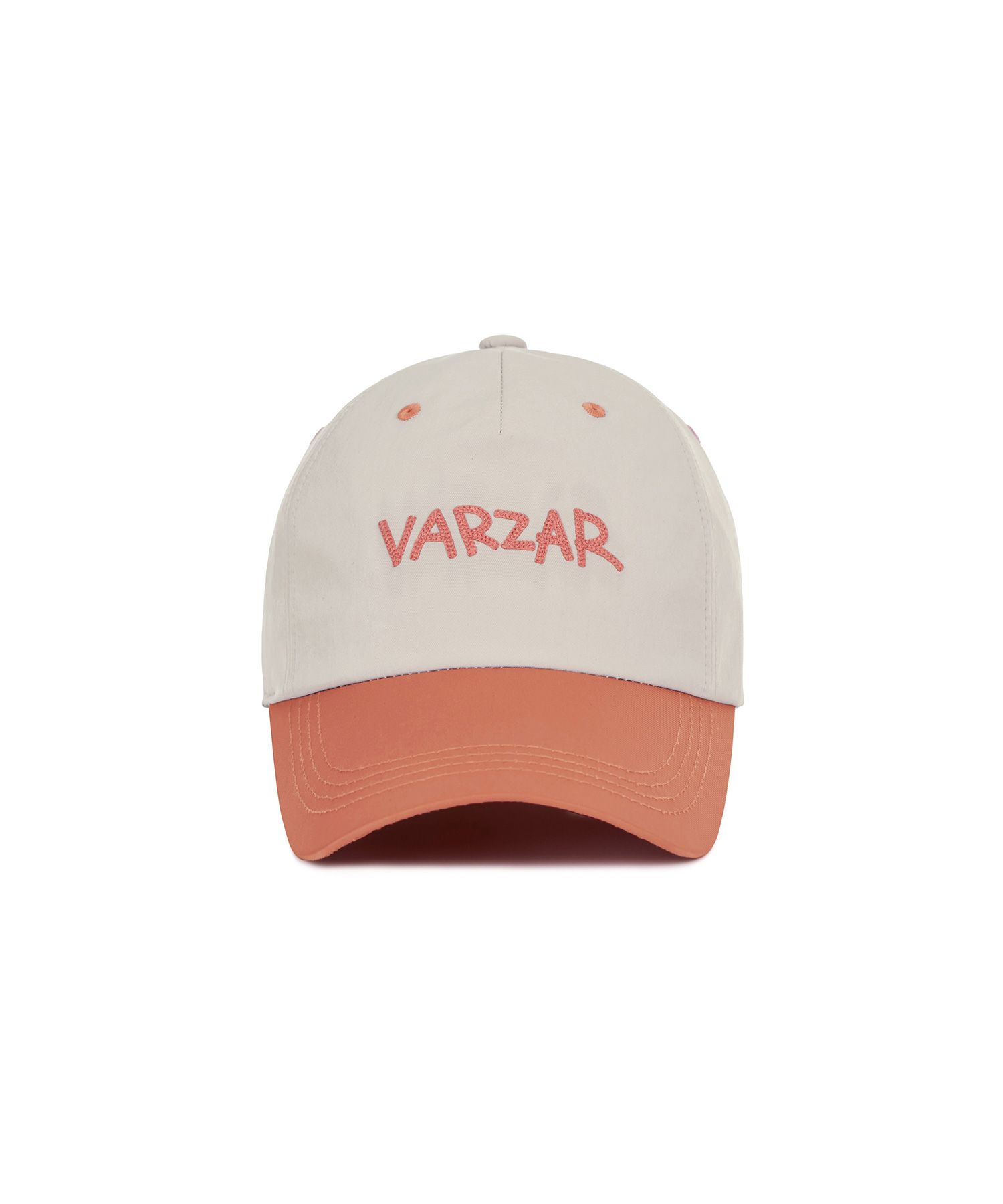 ◆VARZAR◆ Scribble Two-Tone 5-Panel Cap White Navy Designer fashion, Seoul-fully created | W Concept