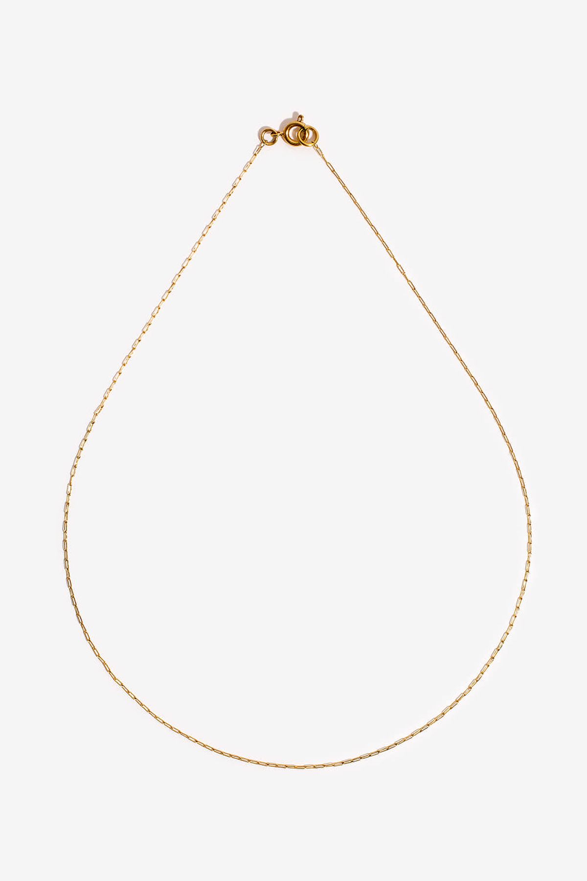 모드곤(MODGONE) 골드톤 0.8mm 체인 초커목걸이 Goldtone 0.8mm Chain ChokerNecklace