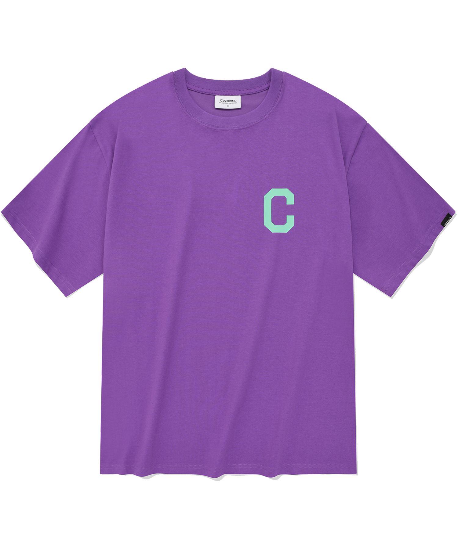 Tシャツ・カットソー COVERNAT Cool Cotton C Logo T-Shirt Purple MUSINSA | COVERNAT Cool Cotton C Logo T-Shirt Purple