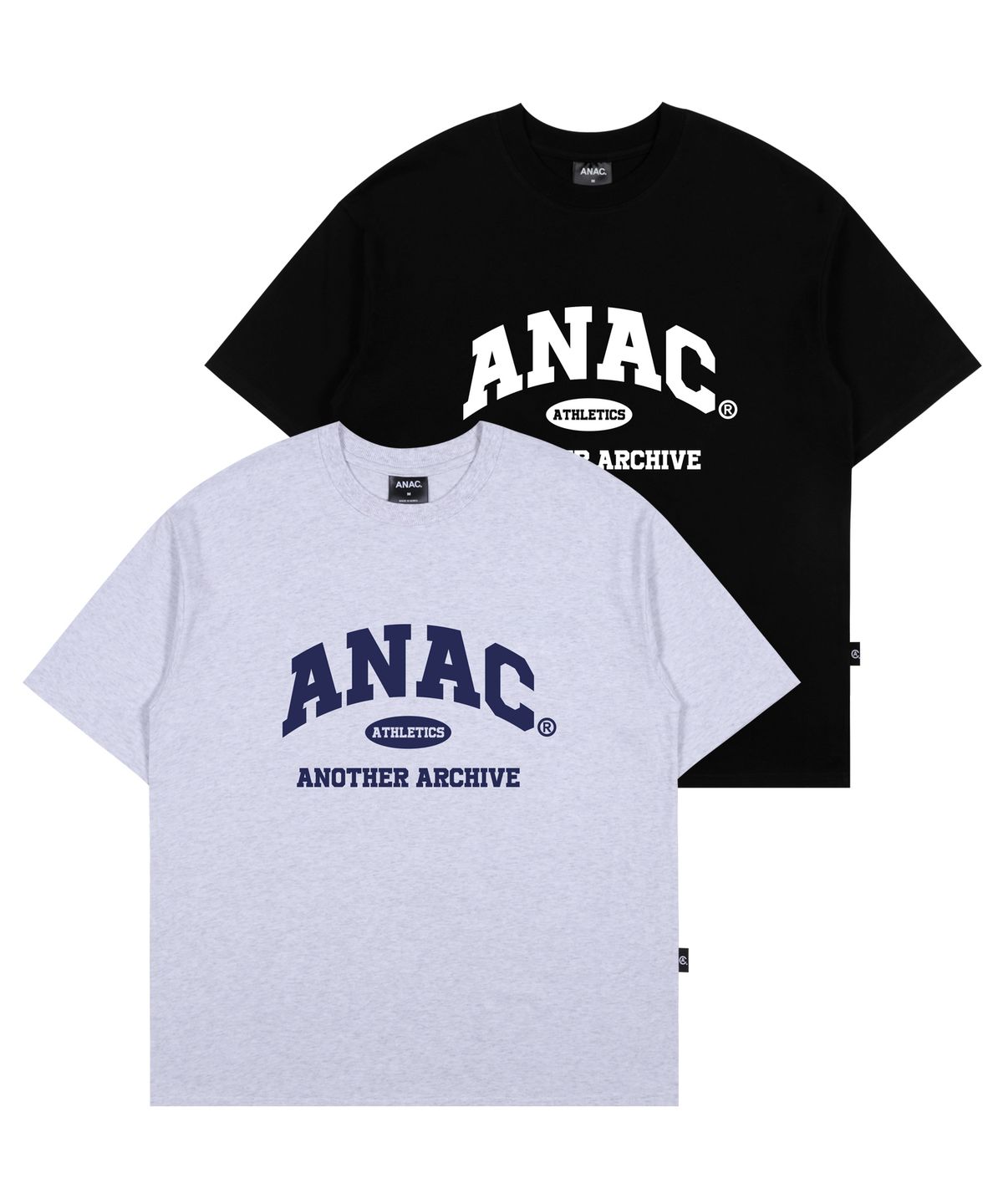 어나더 아카이브(ANOTHER ARCHIVE) 2PACK 컬리지 스탠다드 로고 반팔