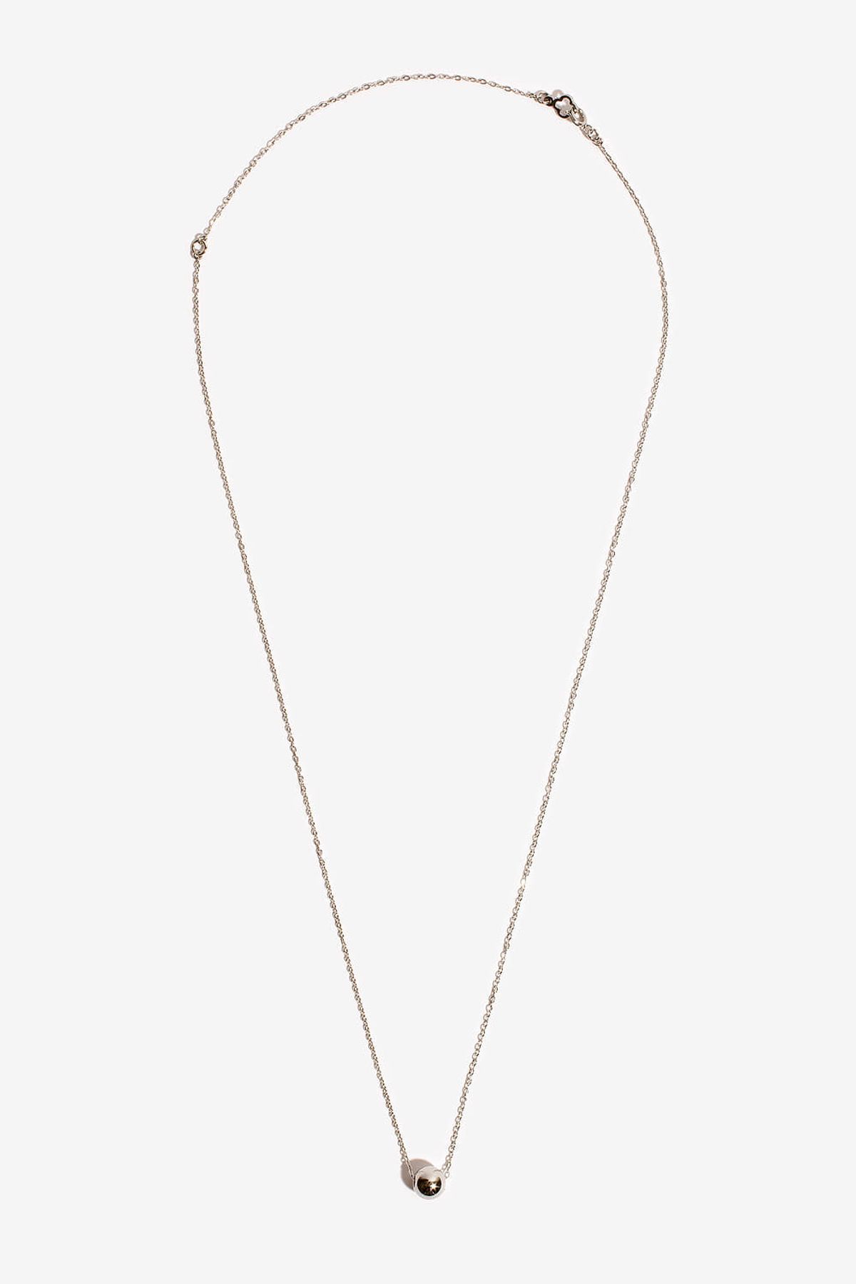 모드곤(MODGONE) 8mm 실버톤 볼 롱 목걸이 8mm silvertone Ball Long Necklace