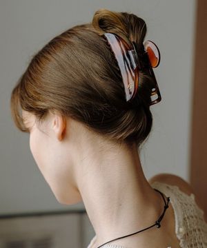 HA018 Basic has logo hair clip