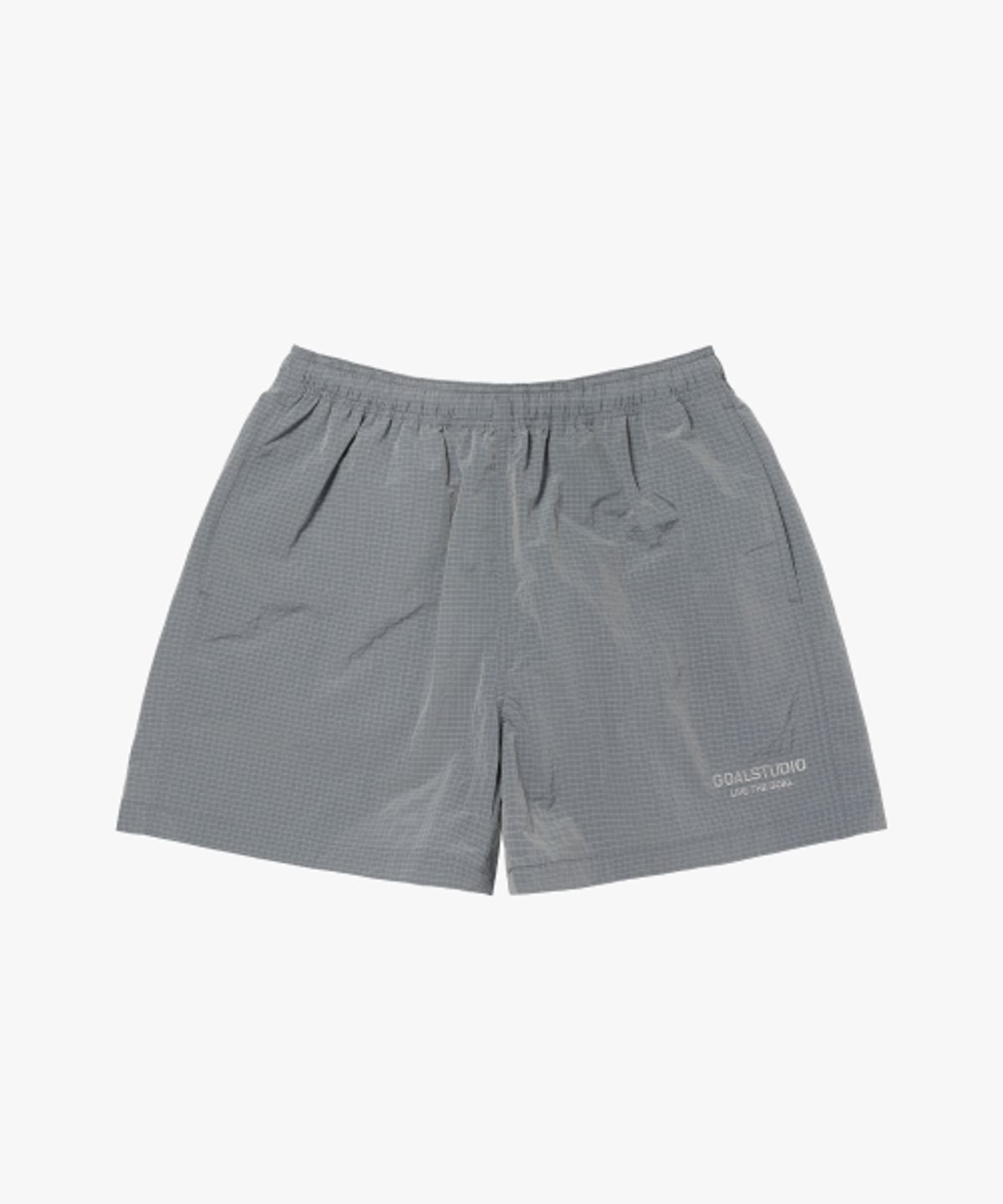 골스튜디오(GOALSTUDIO) RIPSTOP BASIC SHORTS-LIGHT GREY
