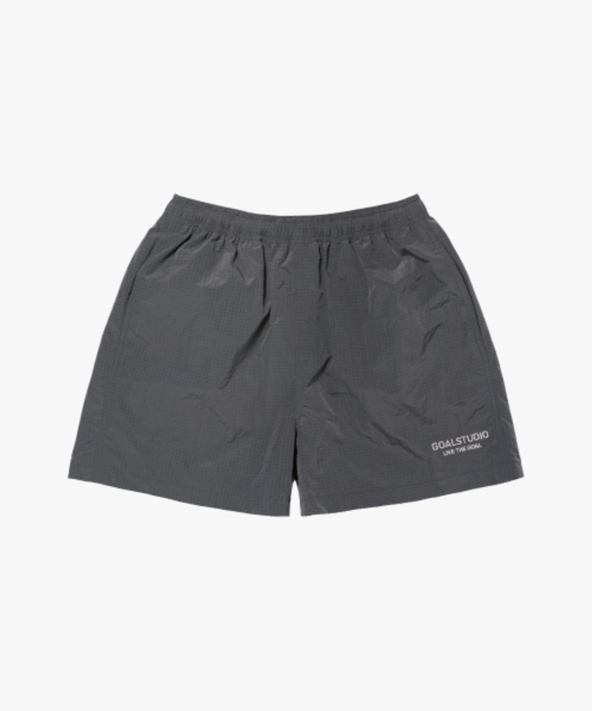 골스튜디오(GOALSTUDIO) RIPSTOP BASIC SHORTS-CHARCOAL