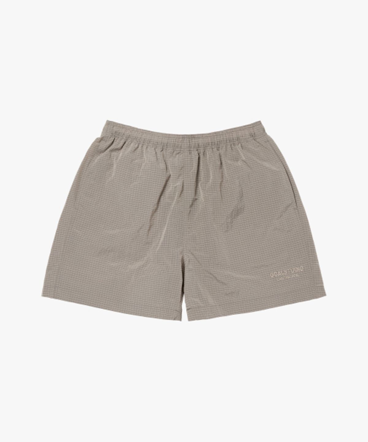 골스튜디오(GOALSTUDIO) RIPSTOP BASIC SHORTS-BEIGE