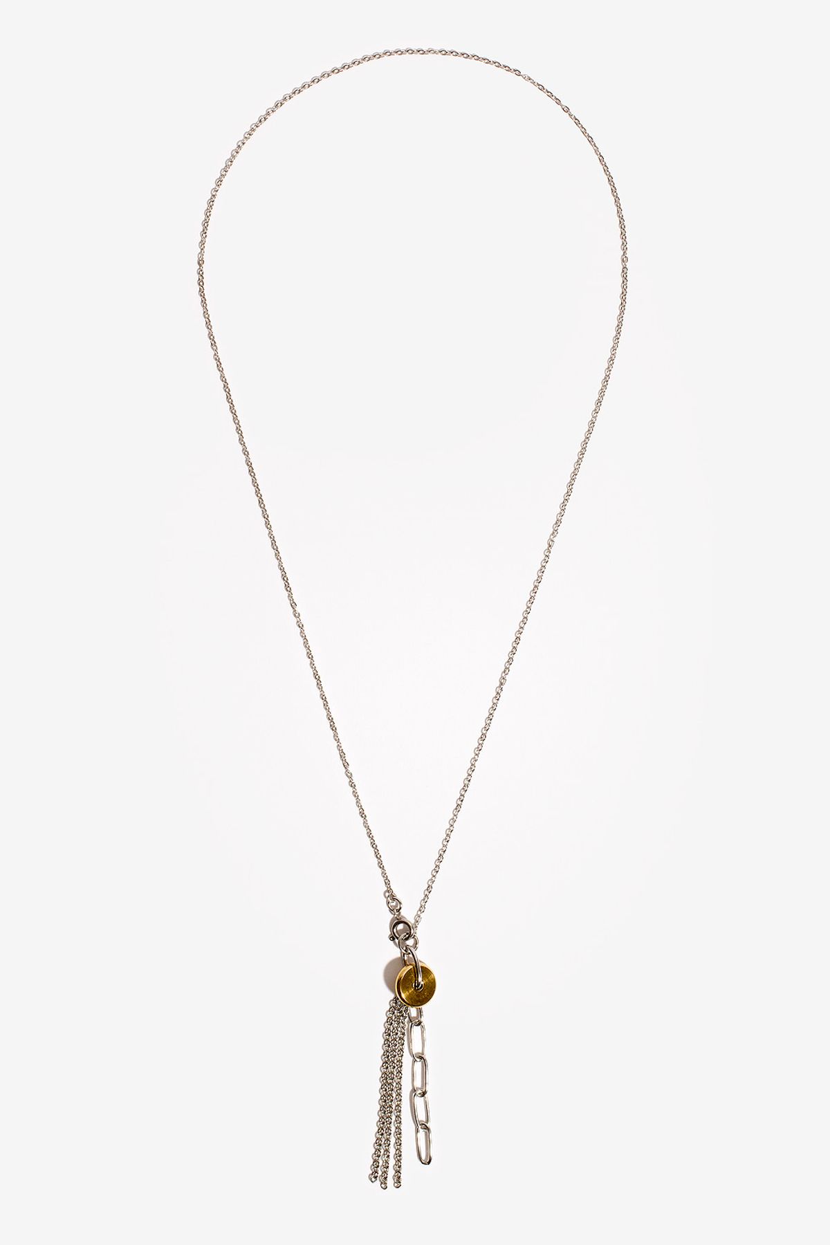모드곤(MODGONE) 골드코인 타슬 롱 목걸이Goldcoin Tassel Long Necklace
