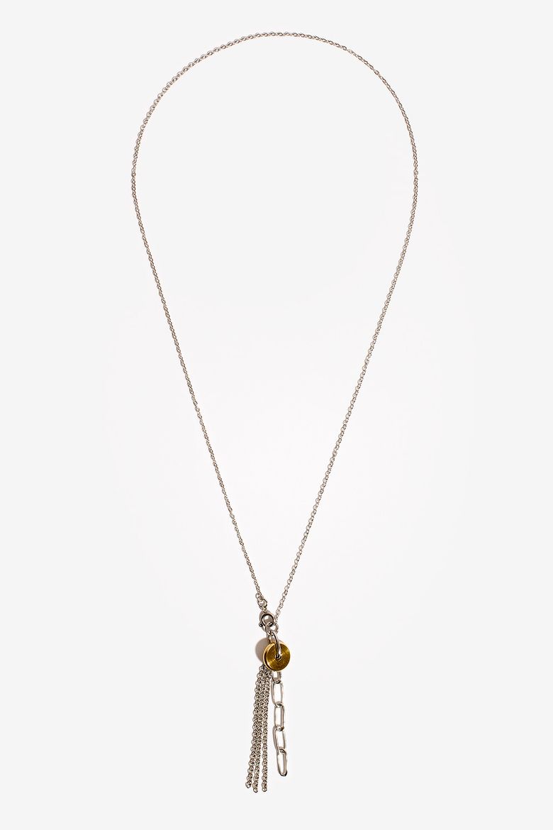 골드코인 타슬 롱 목걸이Goldcoin Tassel Long Necklace
