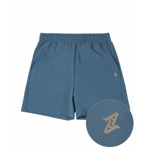 트리코트 에어쿨러 스탠다드핏 A로고 반바지 더치블루