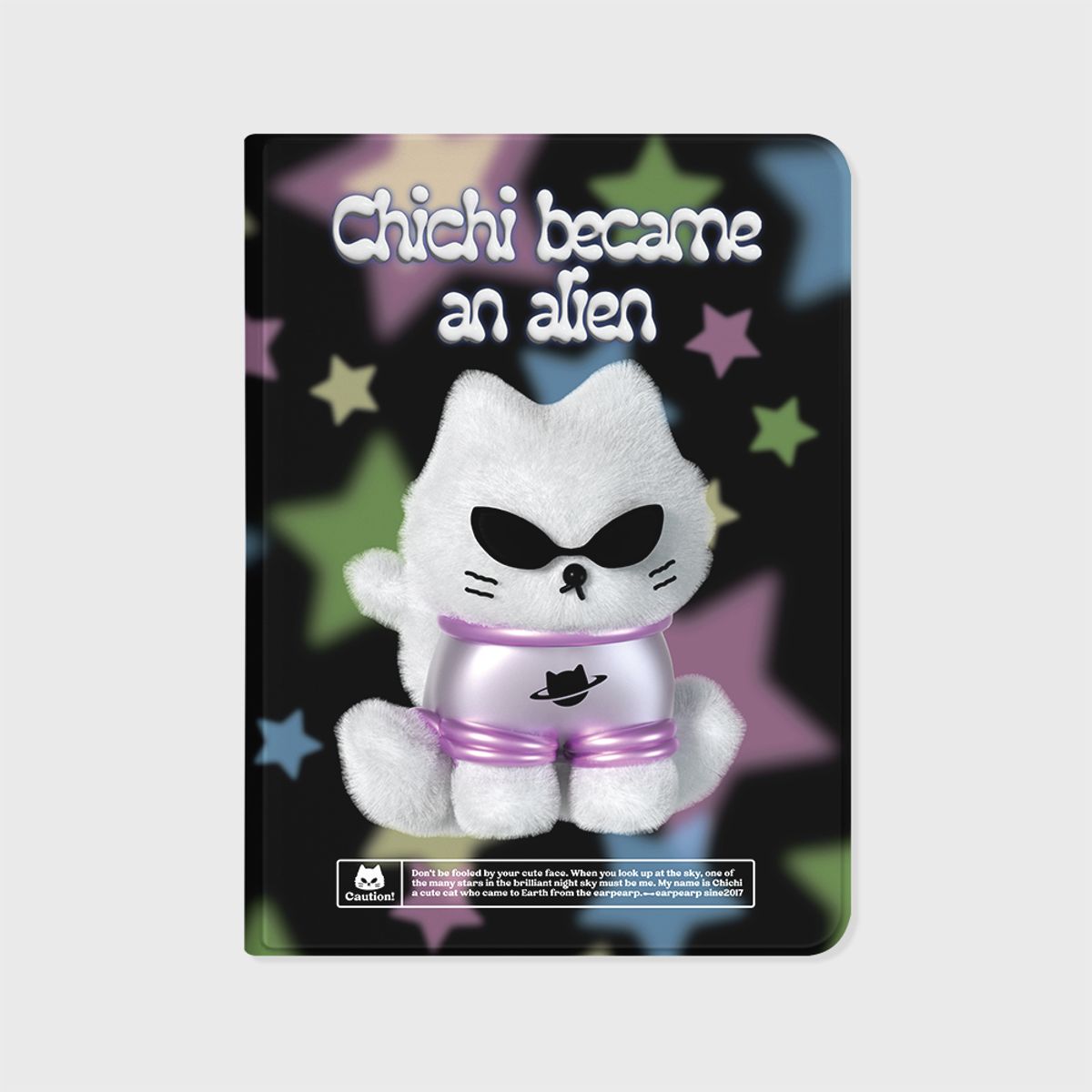 어프어프(EARPEARP) ALIEN CHICHI-BLACK(아이패드-커버)