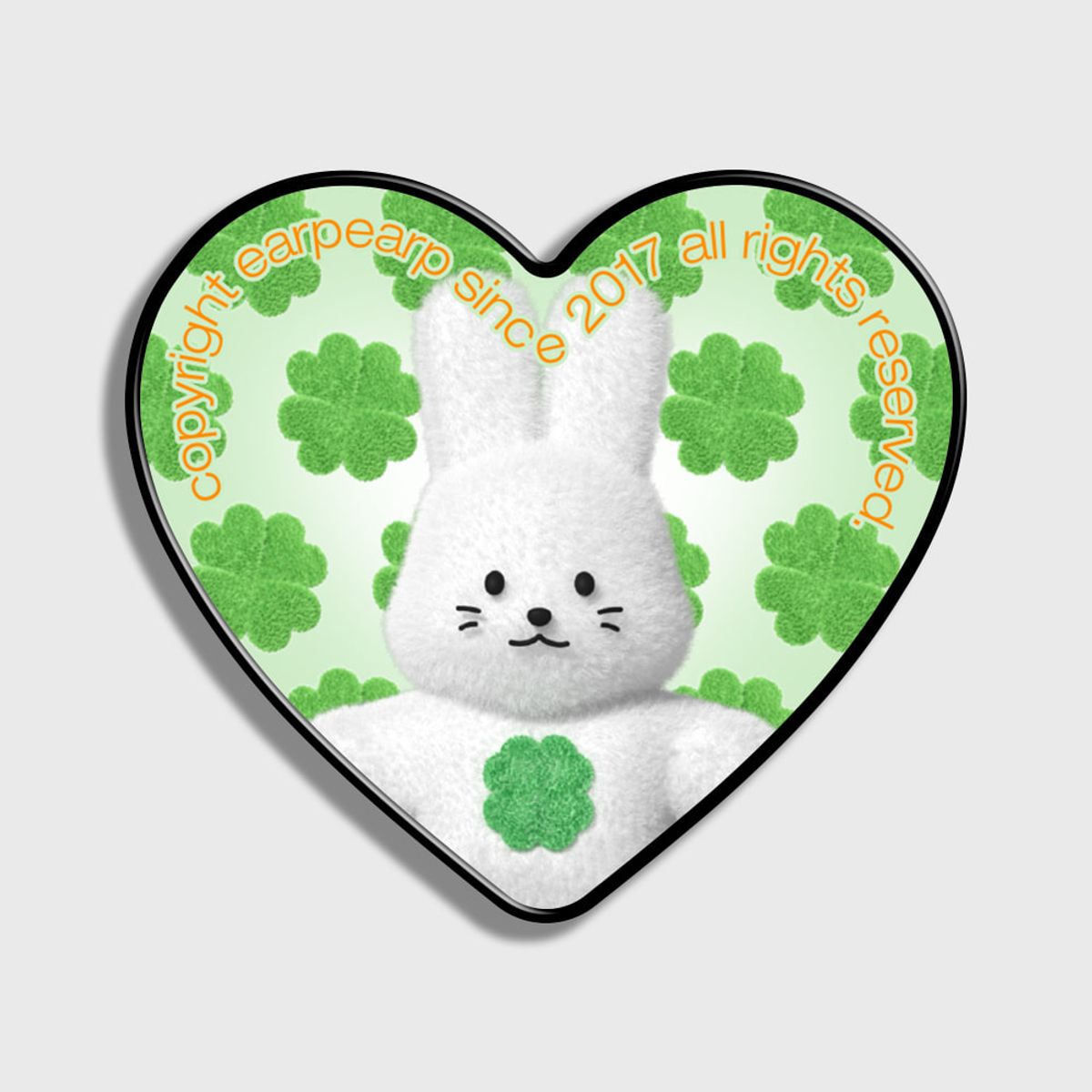 어프어프(EARPEARP) CLOVER STANDING POPO-GREEN(하트톡)