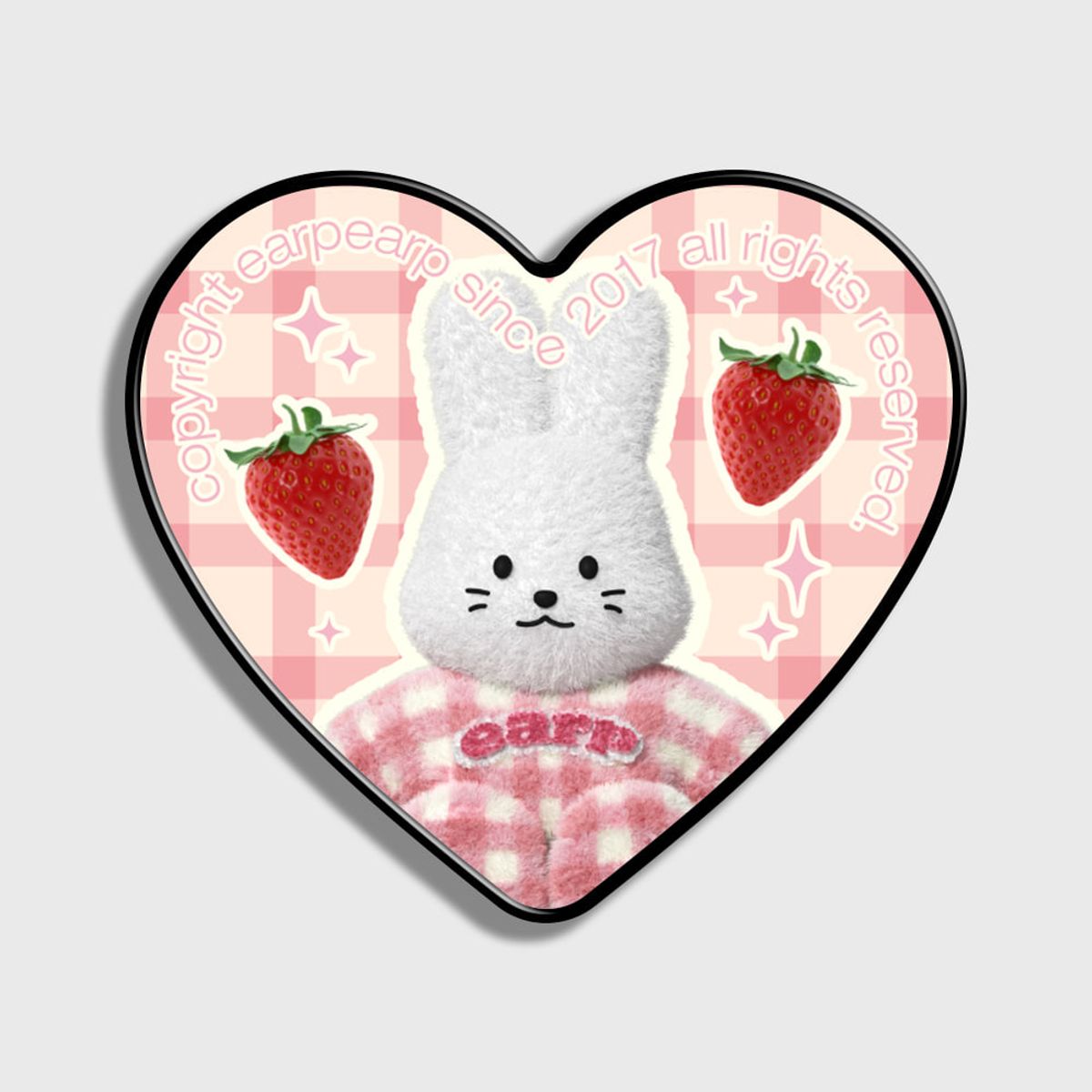 어프어프(EARPEARP) STRAWBERRY POPO-PINK(하트톡)