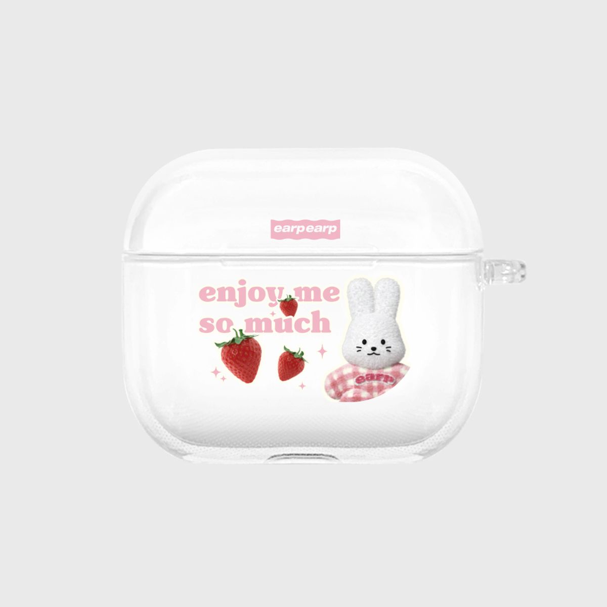 어프어프(EARPEARP) STRAWBERRY POPO(에어팟3-클리어하드)