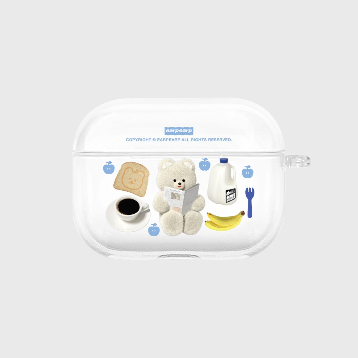 어프어프(EARPEARP) [프로3 추가]BRUNCH TIME CUNI(에어팟프로-클리어하드)