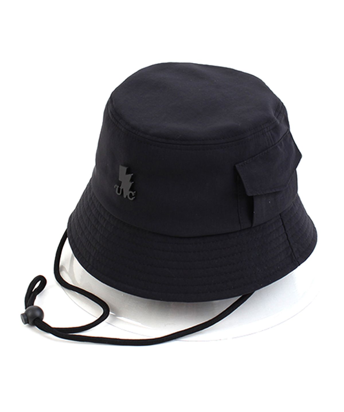 유니버셜 케미스트리(UNIVERSAL CHEMISTRY) String Pocket Black Bucket Hat 버킷햇