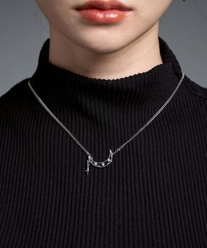 Drop Half Moon Necklace