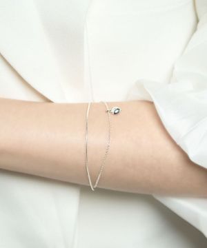 Minimal Heart Simbol Bracelet (Silver 925)