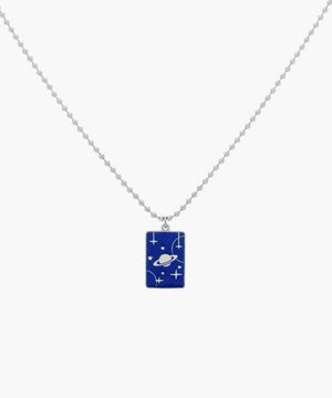 Square Space City Necklace