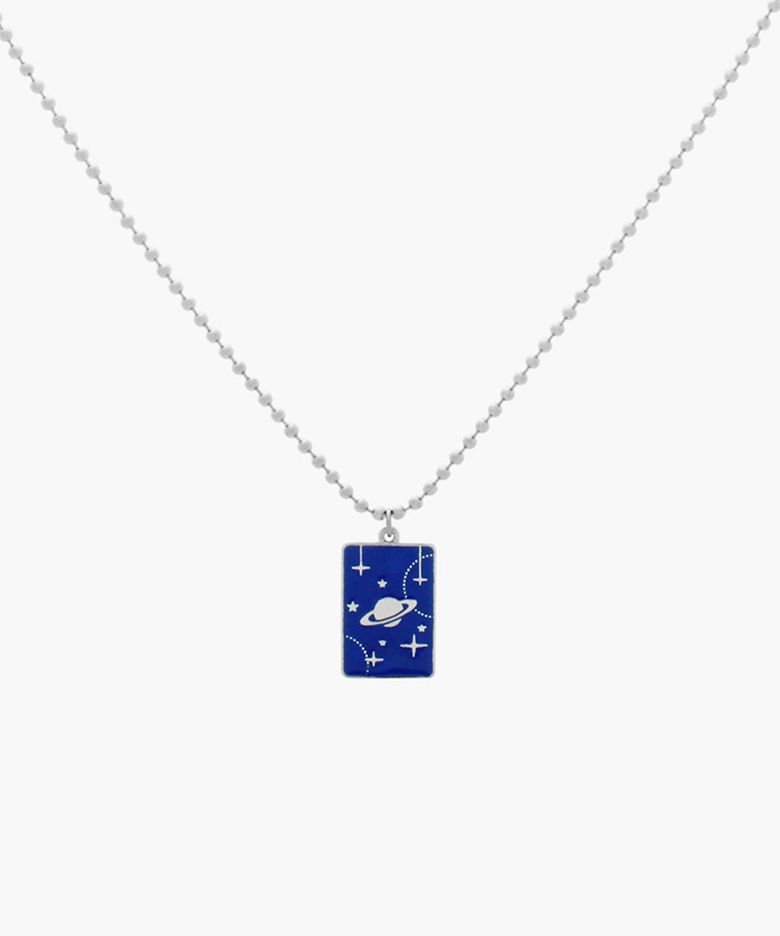 Square Space City Necklace