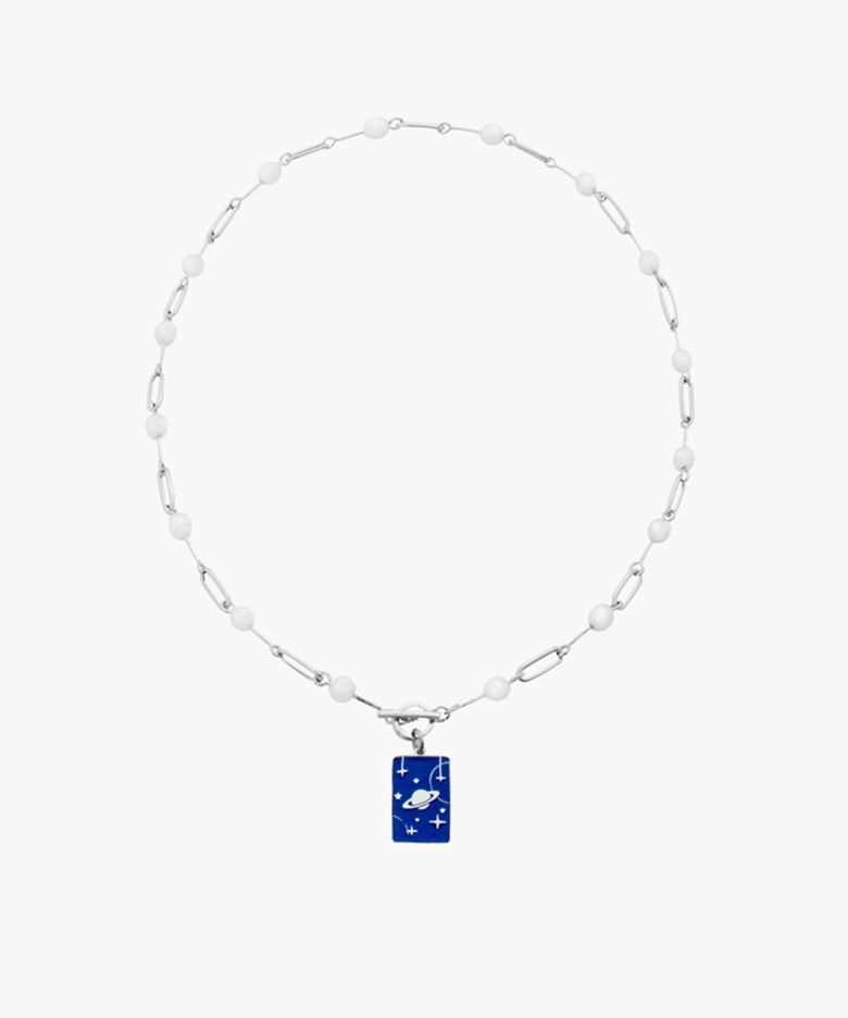 Space City Pearl Necklace