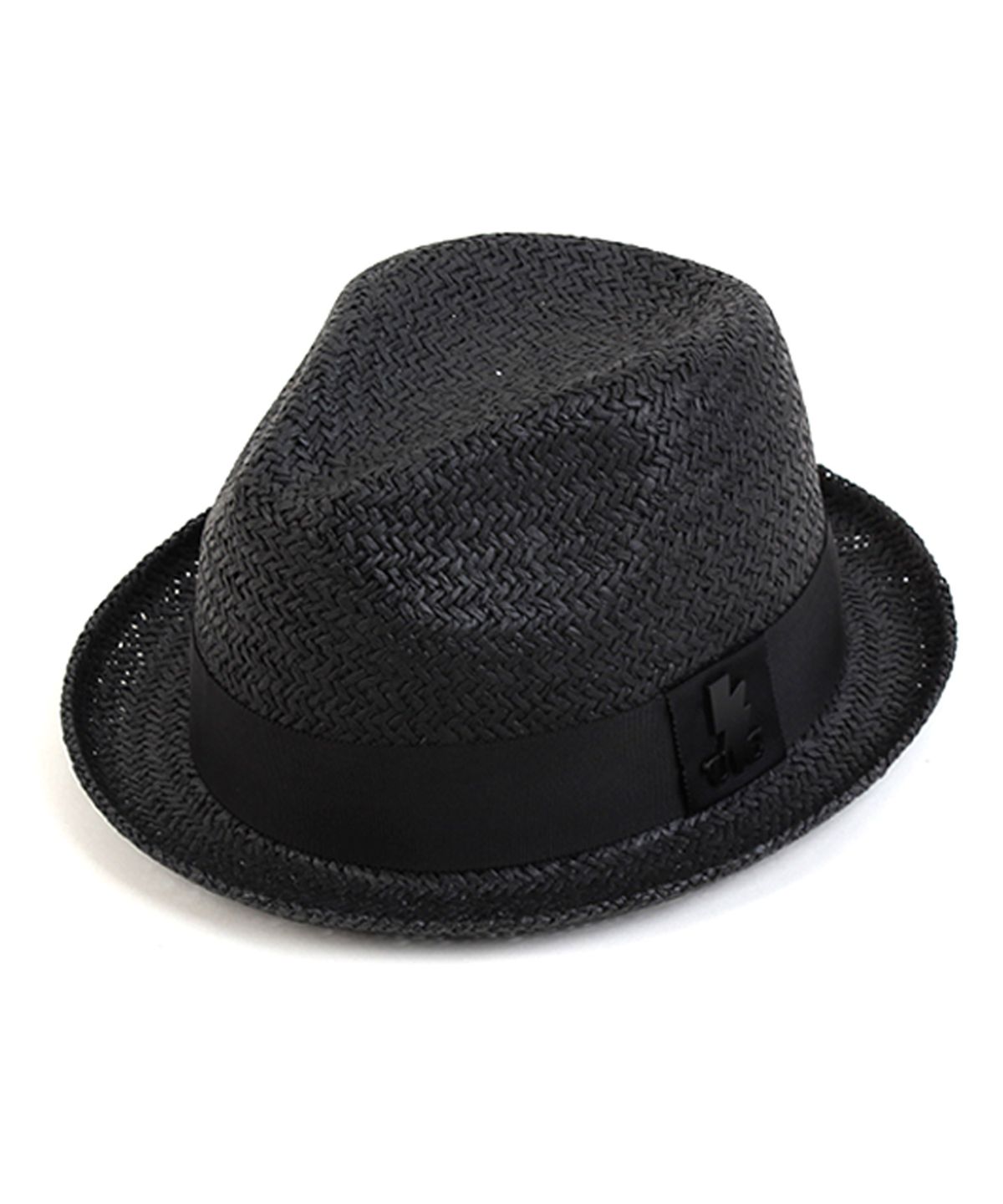 유니버셜 케미스트리(UNIVERSAL CHEMISTRY) Punk Short Black Summer Fedora 여름모자