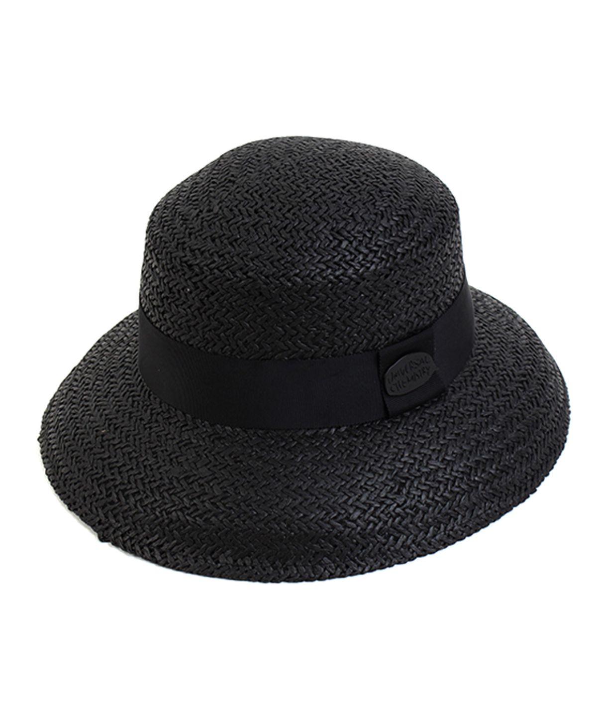 유니버셜 케미스트리(UNIVERSAL CHEMISTRY) Italy Black Summer Fedora 여름모자