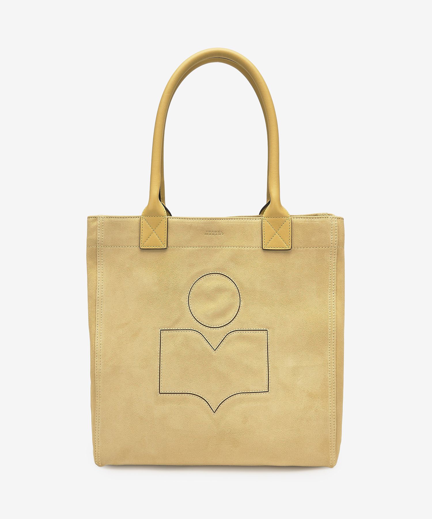 ★Isabel Marant★ Small Suede Yenki Logo Tote Bag Light Yell Isabel Marant Women's Yenky Tote Bag - Yellow | Coggles