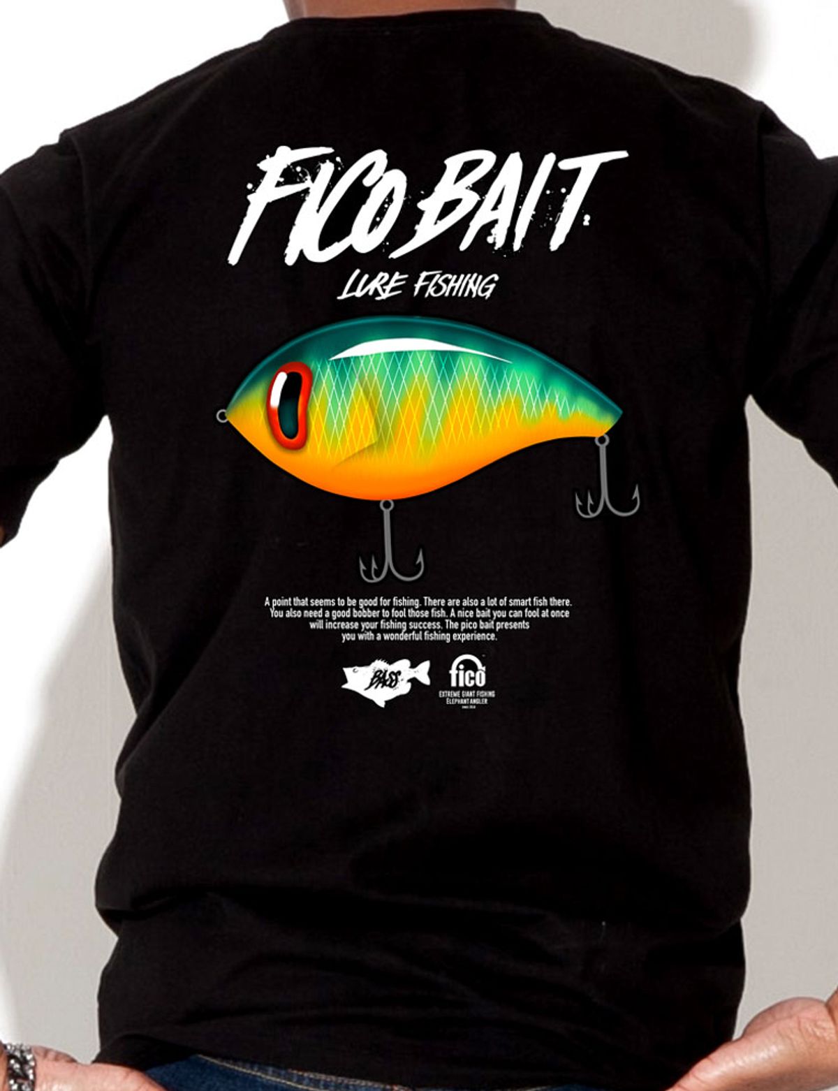 돌돌(DOLDOL) FICO_tshirts-84 익스트림 낚시 브랜드 피코 시즌2 캐릭터 그래픽 디자인 티셔츠