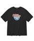 SP 웨이브 알로하 티셔츠-블랙