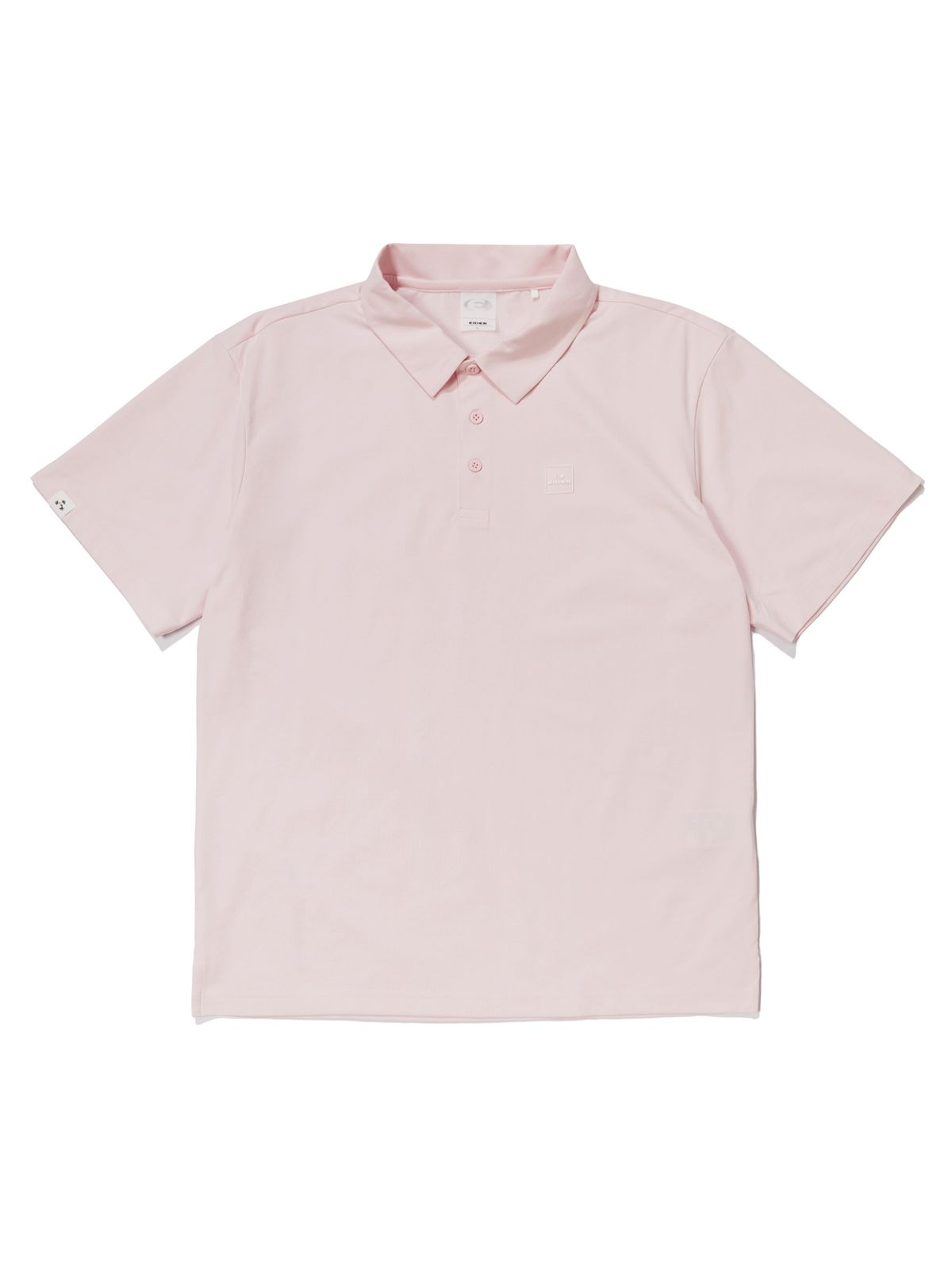 아이더(EIDER) BASIC (베이직) 남성 반팔 폴로 티셔츠_PALE PINK