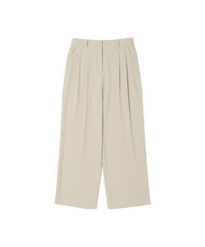 여성 와이드핏 팬츠 (BEIGE) (HZ2LP50_25)