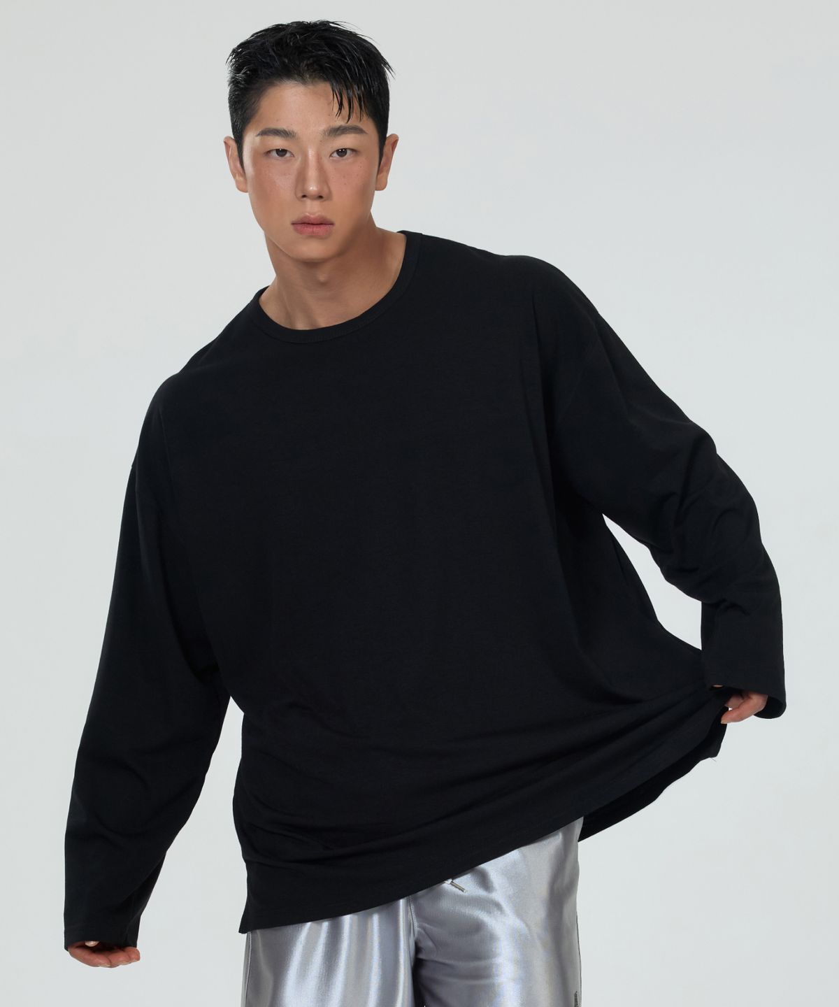 허그본(HUGVONE) 드라이 오버핏 롱슬리브 3컬러