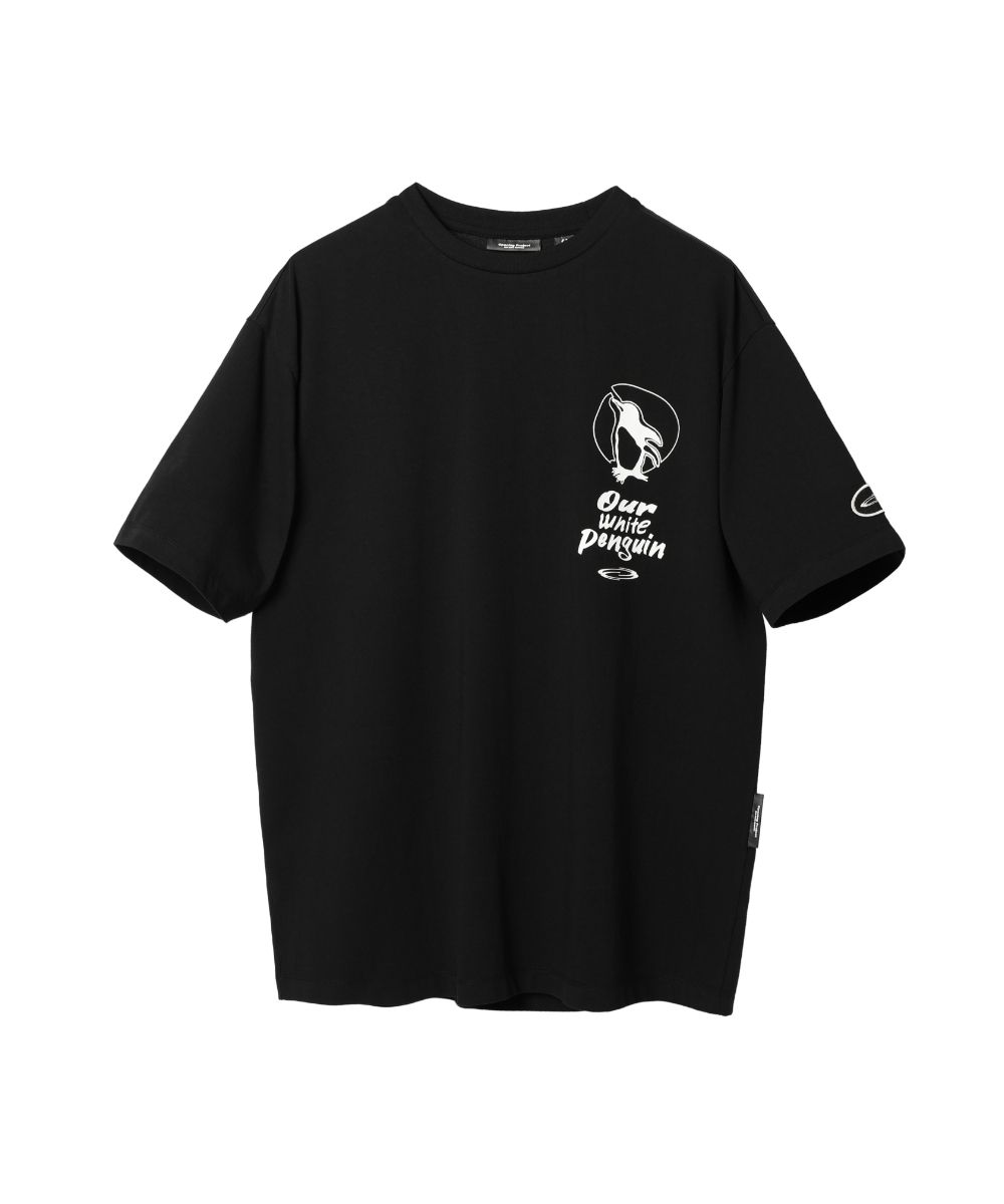 【OPENING PROJECT】 Our White Penguin T Shirt - Black MUSINSA | OPENING PROJECT Our White Penguin T Shirt - Black