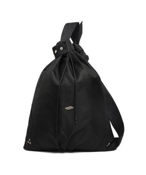 Drawstring Snap Sling Bag
