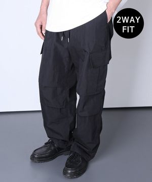 M-65 나일론 필드 카고 2WAY 팬츠 블랙
