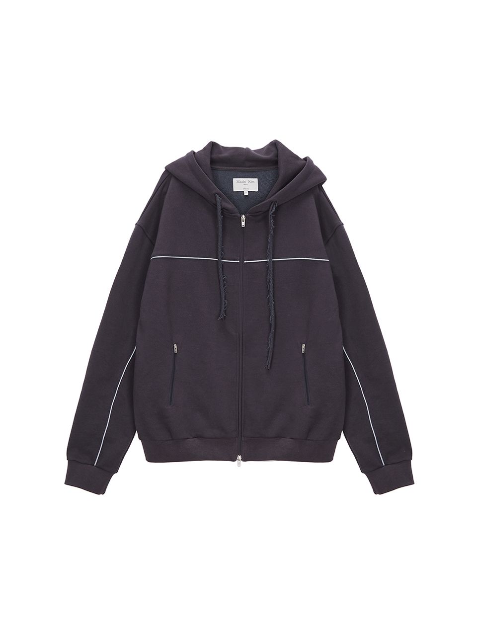 トップス Matin Kim PIPING HOODY ZIP UP JUMPER Matin Kim PIPING HOODY ZIP UP JUMPER