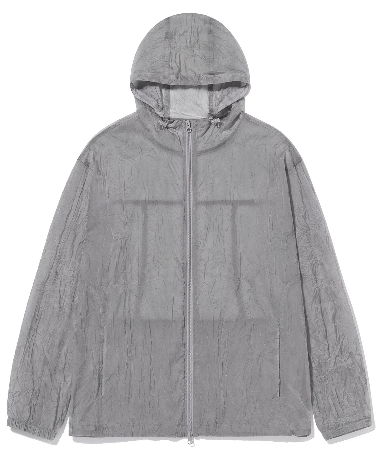 MUSINSA | VIVASTUDIO WRINKLE SEE-THROUGH JACKET [GRAY]