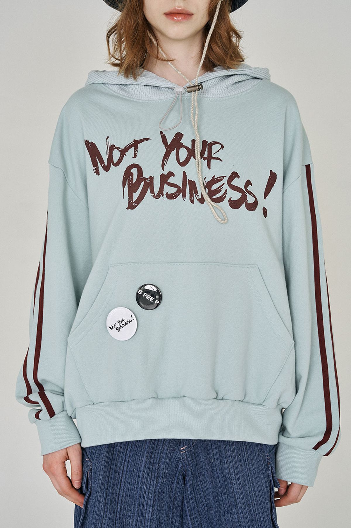 비피피(BFEEP) taping hoodie_mint
