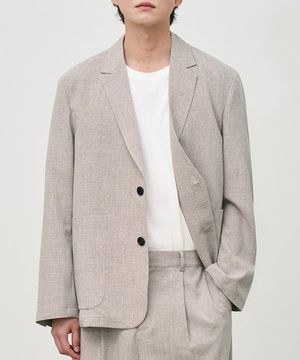 [여름] 라이크 린넨 오버핏 블레이저 (BEIGE)