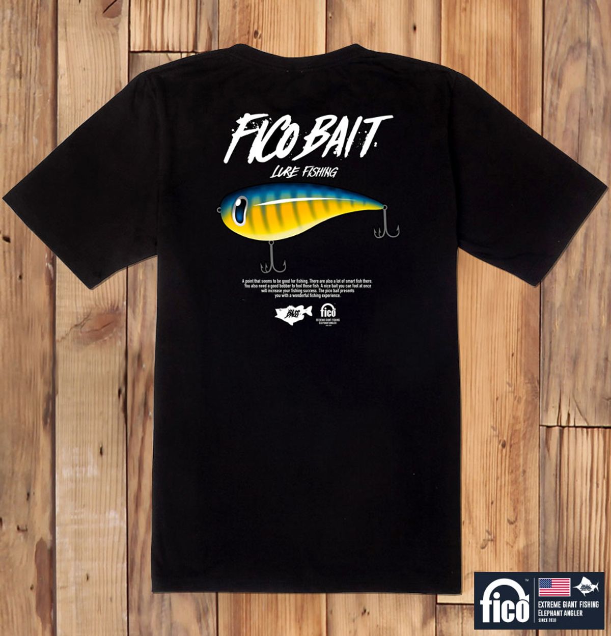 돌돌(DOLDOL) FICO_tshirts-86 익스트림 낚시 브랜드 피코 시즌2 캐릭터 그래픽 디자인 티셔츠