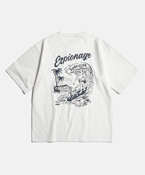 Surf Club Heavyweight Tee Off White