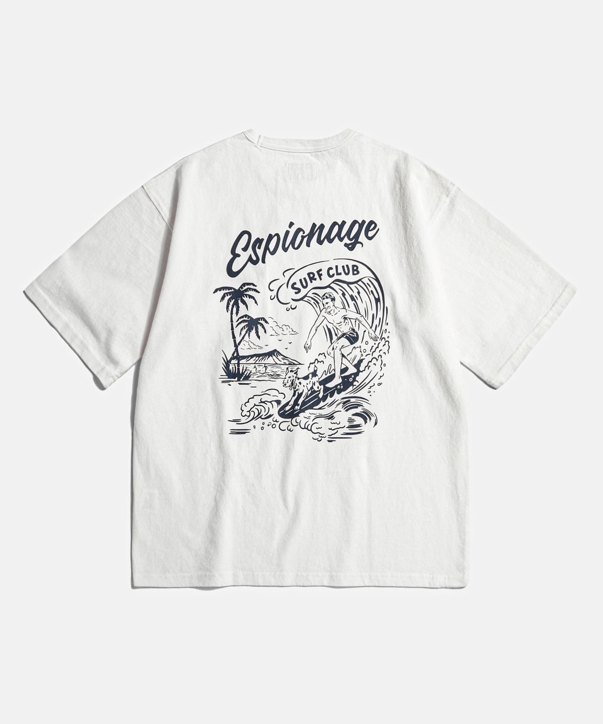 에스피오나지(ESPIONAGE) Surf Club Heavyweight Tee Off White
