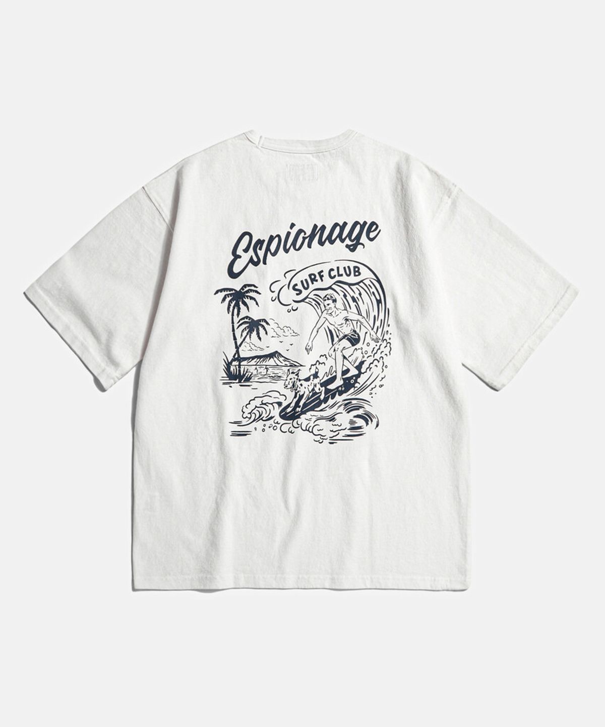 에스피오나지(ESPIONAGE) Surf Club Heavyweight Tee Off White