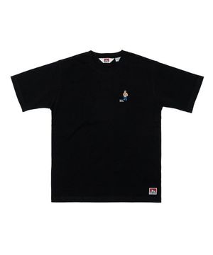 WHITE LABEL GORILLA EMB SS TEE BLACK
